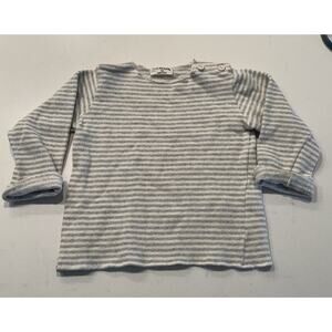 1 + In The Family Striped Baby Top Size 18 Months Rolled Cuff